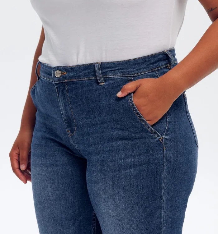 Women Eugene Flared Jeans 8211 Medium Denim Promod Jeans