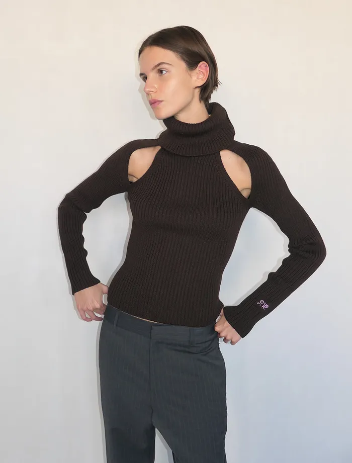 Women Game Brown Paloma Wool Knits