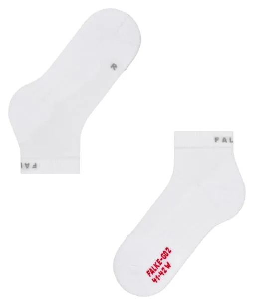 Women GO2 Short Women Golf Socks White FALKE Golf Socks