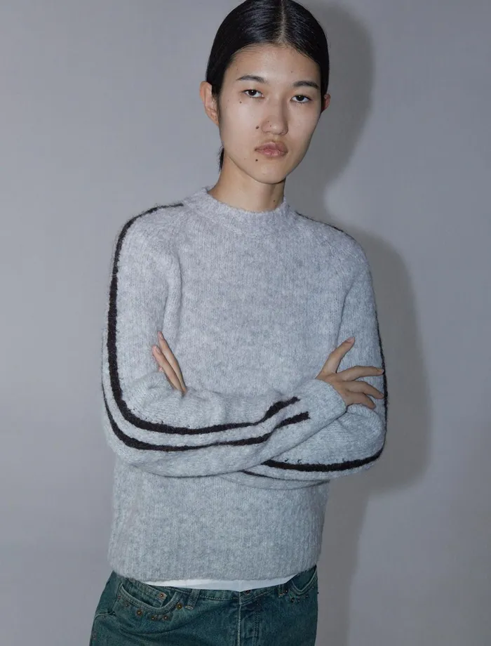 Women Grand Slam Light Grey Paloma Wool Knits