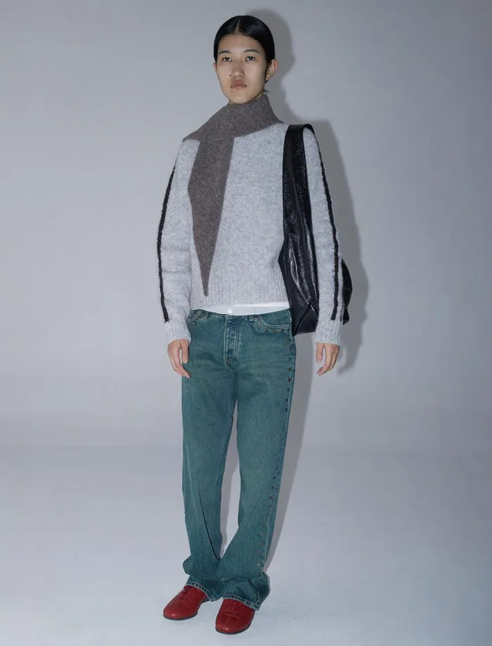 Women Grand Slam Light Grey Paloma Wool Knits