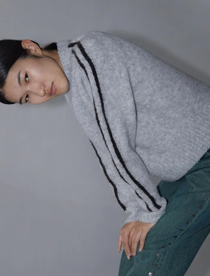 Women Grand Slam Light Grey Paloma Wool Knits