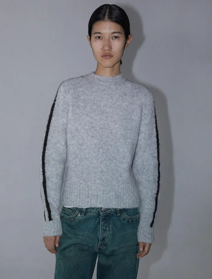 Women Grand Slam Light Grey Paloma Wool Knits