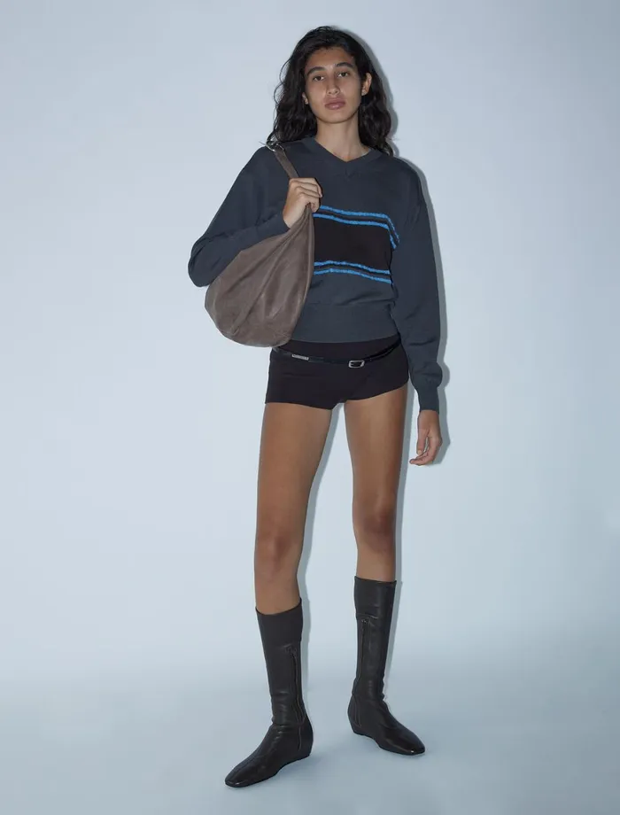 Women Greta Belt Navy Paloma Wool Belts
