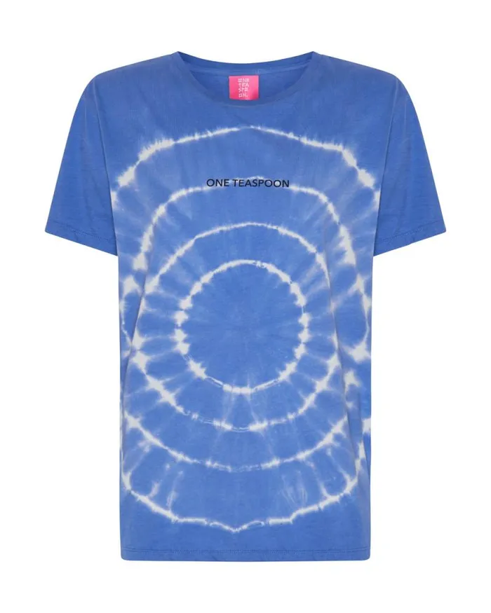 Women HAND DYED LOGO ORGANIC CREW TEE One Teaspoon Tees and Tanks Women HAND DYED LOGO ORGANIC CREW TEE One Teaspoon Tees and Tanks
