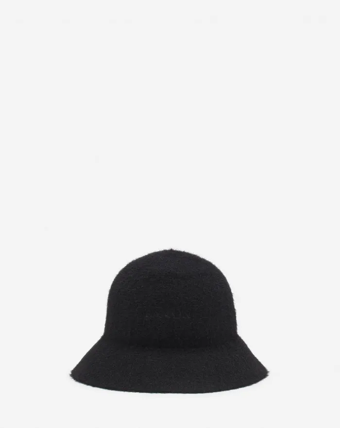 Women Hats Lanvin Lanvin Cotton Bucket Hat Black