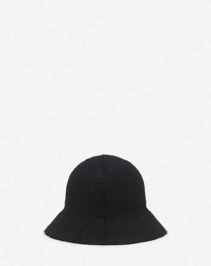 Women Hats Lanvin Lanvin Cotton Bucket Hat Black Women Hats Lanvin Lanvin Cotton Bucket Hat Black