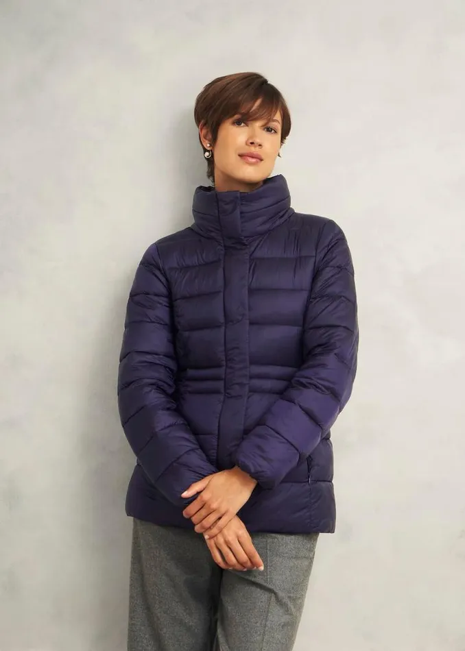 Women HOBBS Coats and Jackets Tonicha Puffer Navy