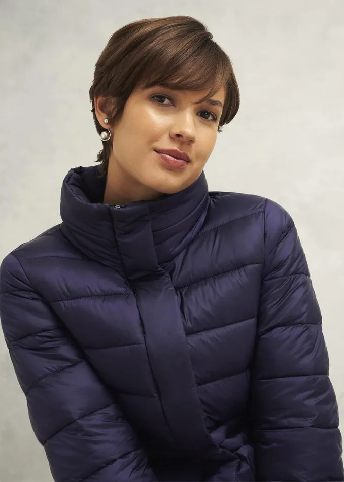 Women HOBBS Coats and Jackets Tonicha Puffer Navy
