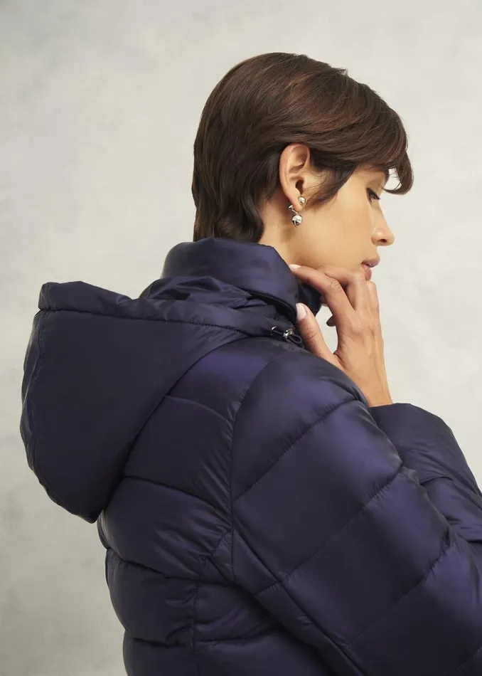 Women HOBBS Coats and Jackets Tonicha Puffer Navy