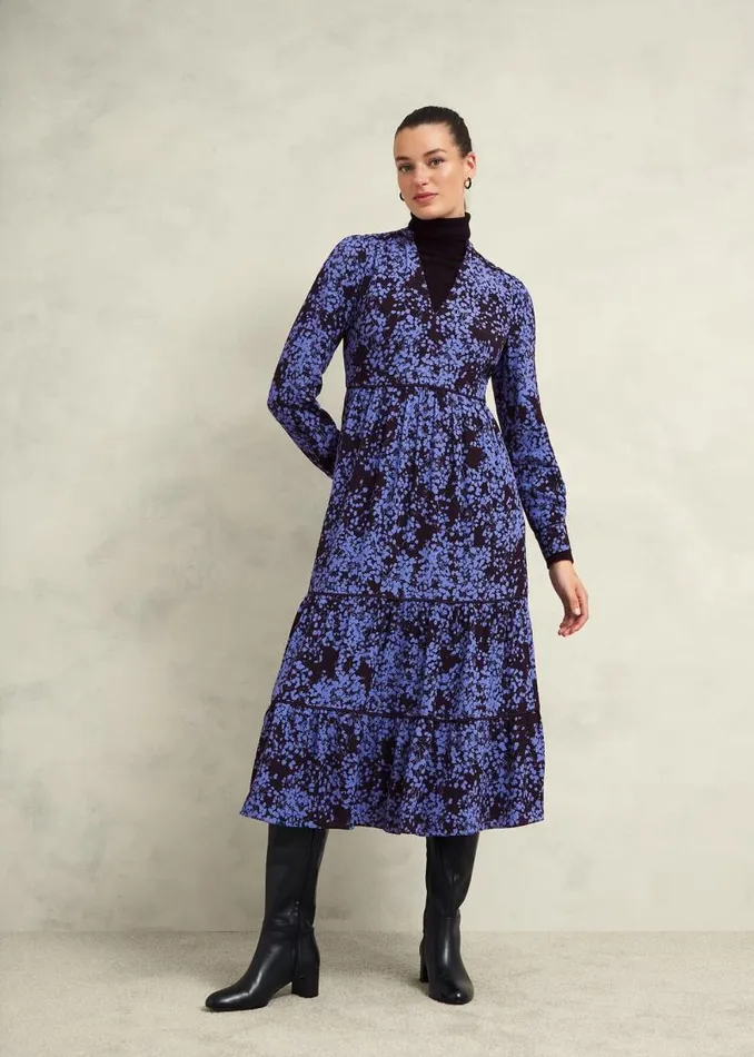Women HOBBS Dresses and Jumpsuits Tillie Dress Navy