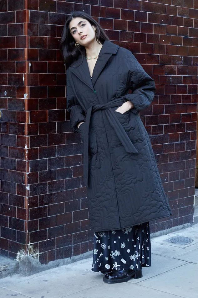 Women Jackets and Coats Damson Madder Gilda Coat 8211 Black