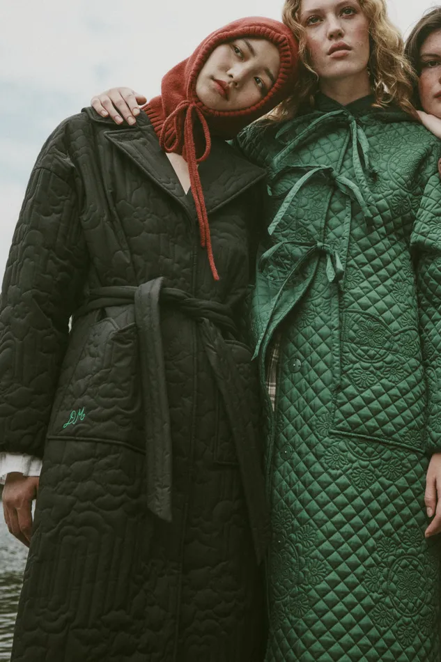 Women Jackets and Coats Damson Madder Gilda Coat 8211 Black