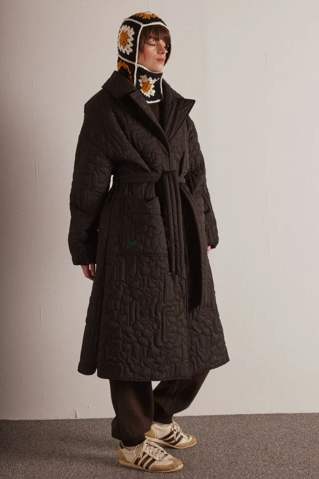 Women Jackets and Coats Damson Madder Gilda Coat 8211 Black
