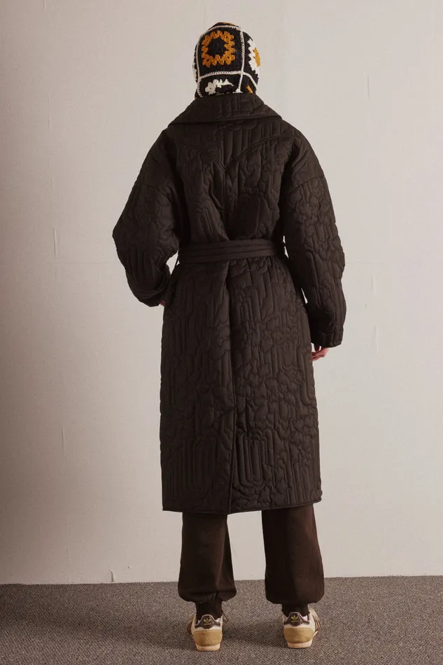 Women Jackets and Coats Damson Madder Gilda Coat 8211 Black