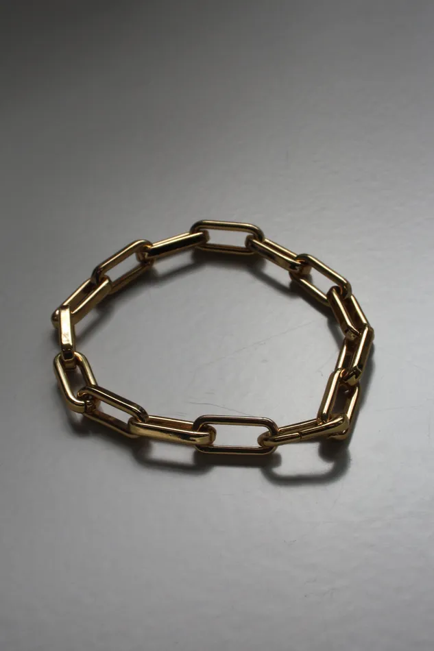 Women Jewellery Damson Madder Mega Gold Chain Bracelet