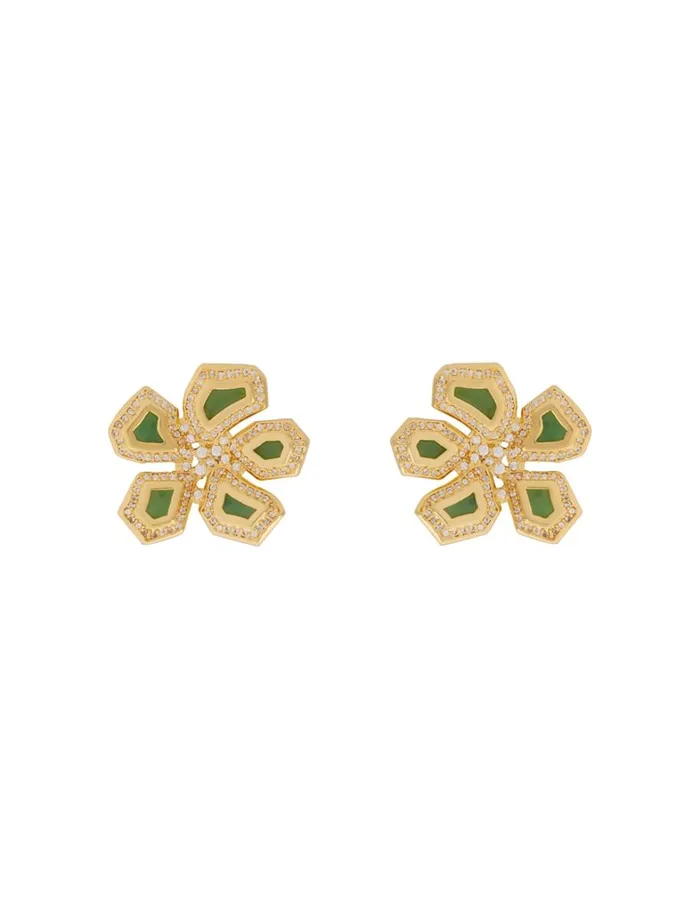Women Jewellery Zimmermann Zimmermann Natura Studs Goldagate