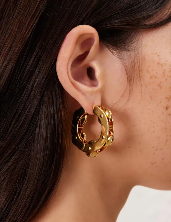 Women Jewellery Zimmermann Zimmermann Swing Large Hoops Gold