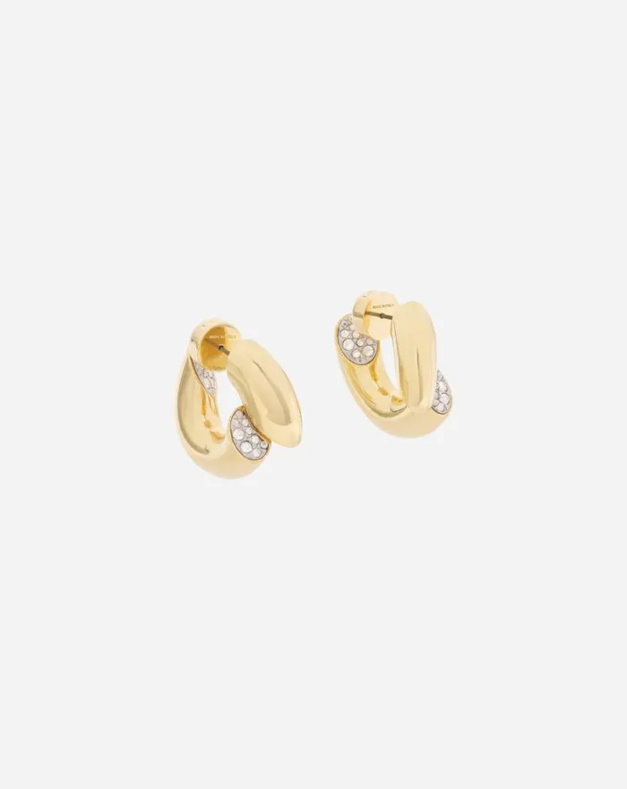 Women Jewelry Lanvin Sequence By Lanvin Rhinestone Earrings Goldcrystal