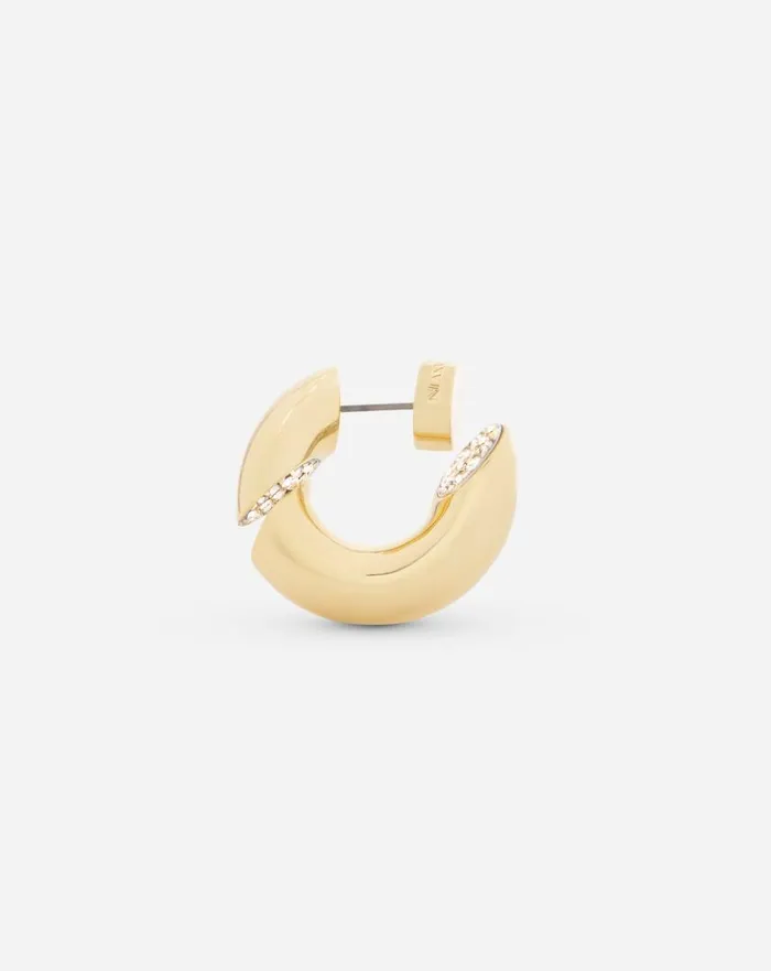 Women Jewelry Lanvin Sequence By Lanvin Rhinestone Earrings Goldcrystal