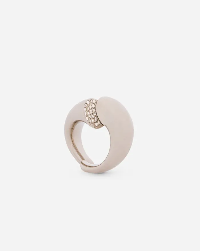 Women Jewelry Lanvin Sequence By Lanvin Rhinestone Ring Silvercrystal