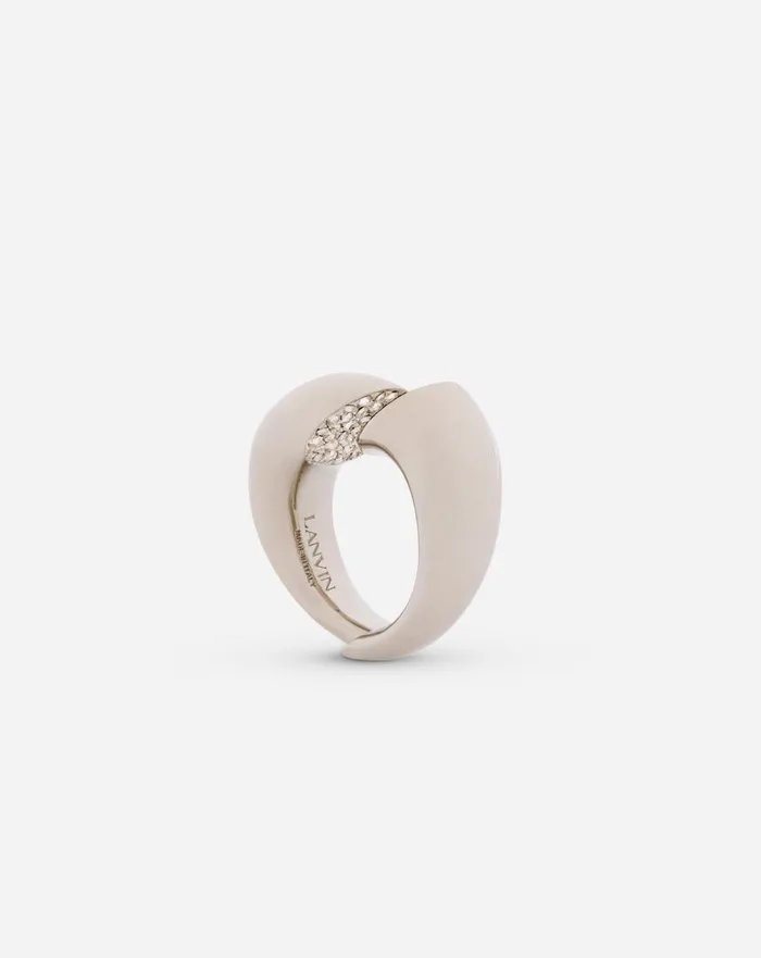 Women Jewelry Lanvin Sequence By Lanvin Rhinestone Ring Silvercrystal