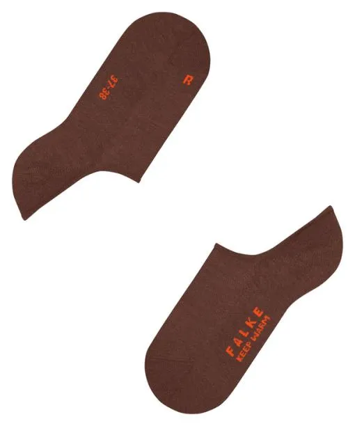Women Keep Warm Women No Show Socks Brandy FALKE No Show Socks