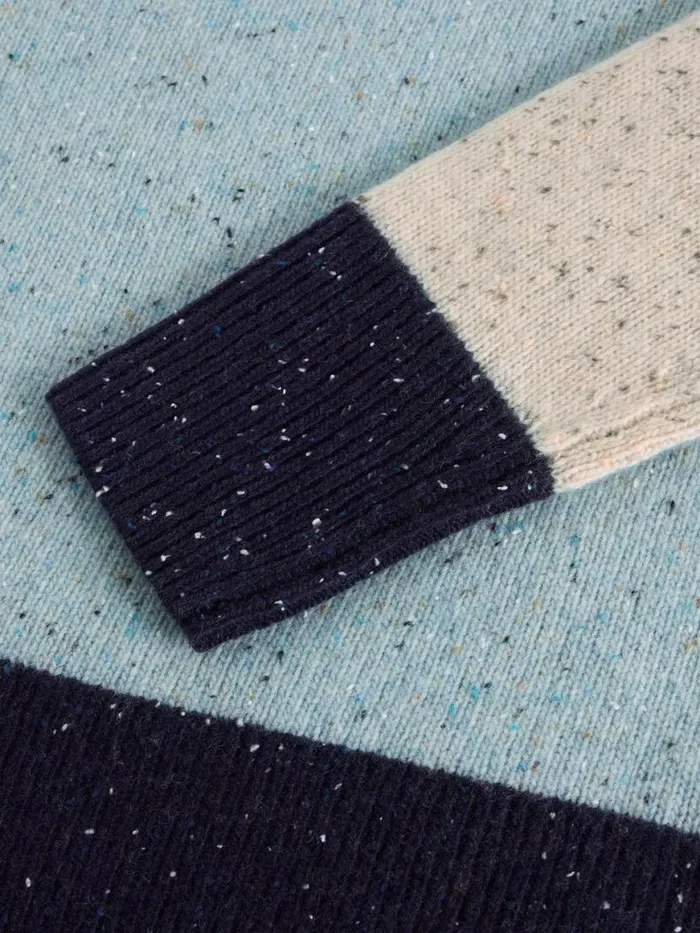 Women Knitwear White Stuff COLOURBLOCK NEP JUMPER Blue Multi Women Knitwear White Stuff COLOURBLOCK NEP JUMPER Blue Multi