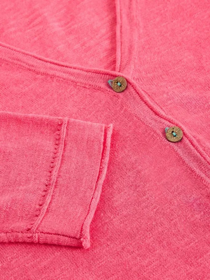 Women Knitwear White Stuff NARIA CARDI Bright Pink Women Knitwear White Stuff NARIA CARDI Bright Pink
