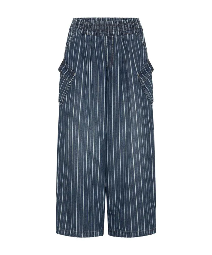 Women LE STRIPE PARACHUTE PANTS One Teaspoon Bottoms