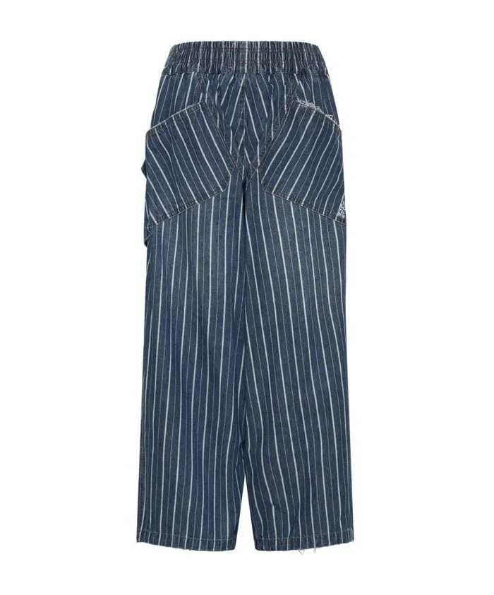 Women LE STRIPE PARACHUTE PANTS One Teaspoon Bottoms