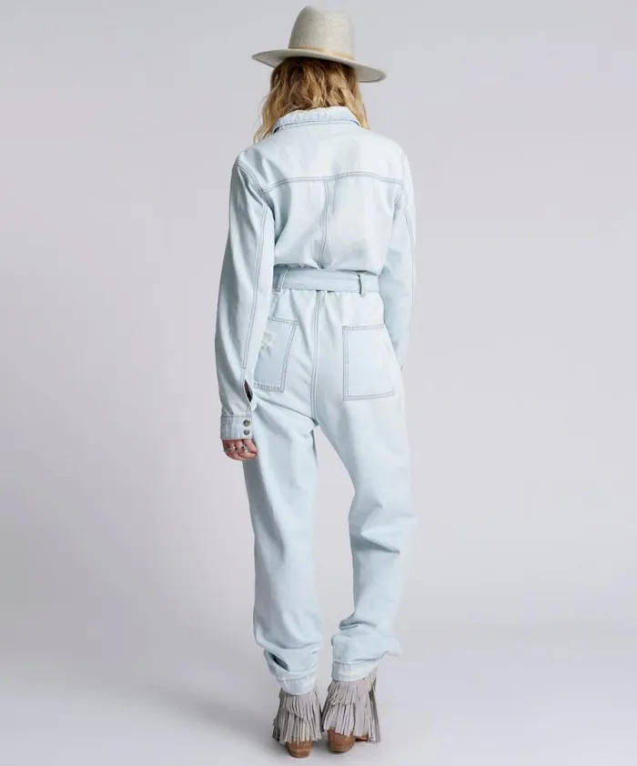 Women LE SURF CLAUDIA OVERALL One Teaspoon Denim Jumpsuits