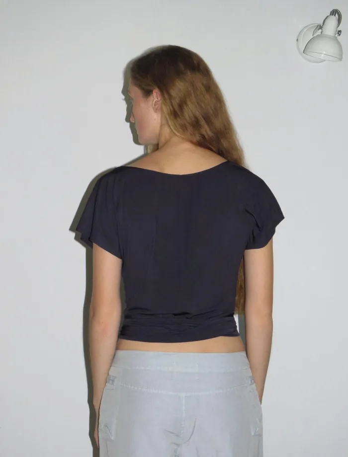 Women Leeds Navy Paloma Wool Tops