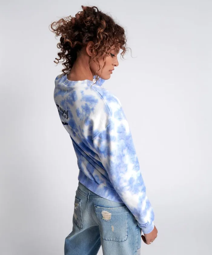 Women LOVE YOURSELF SOS TIE DYE SWEATER One Teaspoon Hoodies And Sweats Women LOVE YOURSELF SOS TIE DYE SWEATER One Teaspoon Hoodies And Sweats