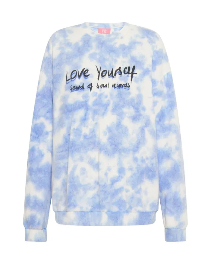 Women LOVE YOURSELF SOS TIE DYE SWEATER One Teaspoon Hoodies And Sweats Women LOVE YOURSELF SOS TIE DYE SWEATER One Teaspoon Hoodies And Sweats