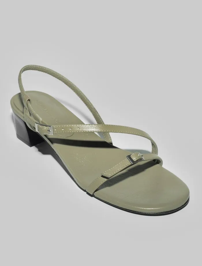 Women Mara Green Paloma Wool Sandals
