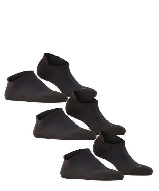 WomenMen Cool Kick 3Pack Unisex Sneaker Socks Black FALKE Ankle Socks