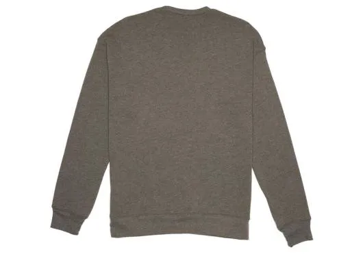 WomenMen TOMS Fleece Crewneck Sweatshirt Dark Heather Grey TOMS Sweatshirts