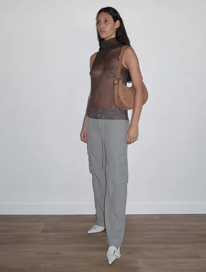 Women Merlin Dark Brown Paloma Wool Tops