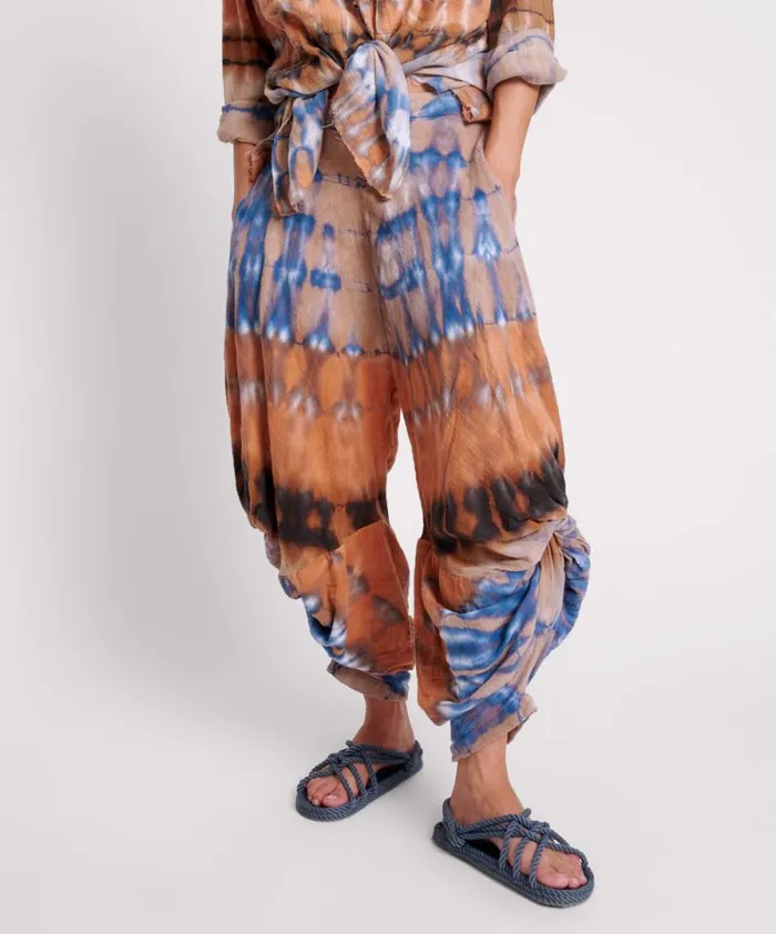 Women MIRAGE HAND TIE DYED GYPSY HAREM PANTS One Teaspoon Bottoms