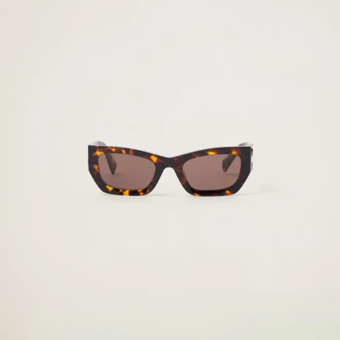 Women Miu Miu Eyewear Miu Glimpse Sunglasses Coffee Lenses