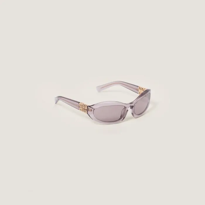 Women Miu Miu Eyewear Miu Glimpse Sunglasses Mauve Lenses Women Miu Miu Eyewear Miu Glimpse Sunglasses Mauve Lenses