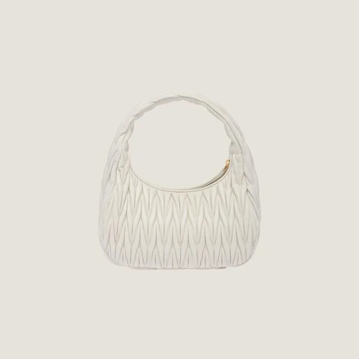 Women Miu Miu Hobo Bags Wander Matelass Nappa Leather Hobo Bag White Women Miu Miu Hobo Bags Wander Matelass Nappa Leather Hobo Bag White
