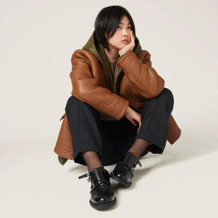 Women Miu Miu Loafers And LaceUps Church039s X Miu Miu Brushed Leather Double Monk Brogue Shoes Black Women Miu Miu Loafers And LaceUps Church039s X Miu Miu Brushed Leather Double Monk Brogue Shoes Black