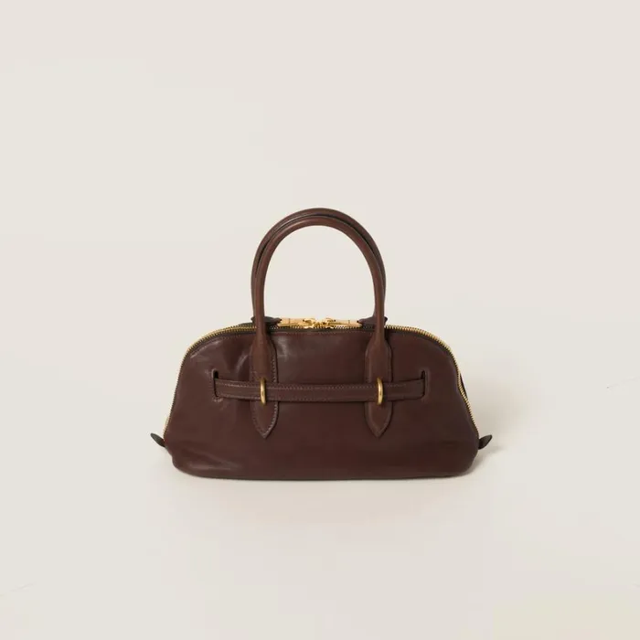 Women Miu Miu Top Handles Aventure Nappa Leather Tophandle Bag Briarwood Women Miu Miu Top Handles Aventure Nappa Leather Tophandle Bag Briarwood