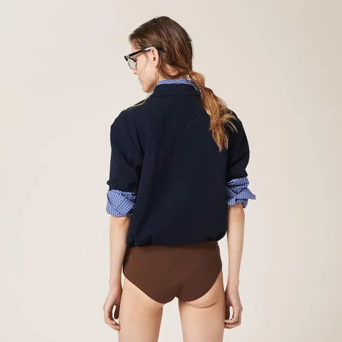 Women Miu Miu Underwear And Beachwear Swimsuit Brown Women Miu Miu Underwear And Beachwear Swimsuit Brown