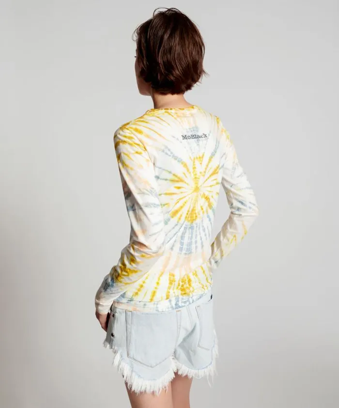Women MOBLACK MIND FREQUENCIES FITTED FERN LONGSLEEVE TE One Teaspoon Basic Tees Women MOBLACK MIND FREQUENCIES FITTED FERN LONGSLEEVE TE One Teaspoon Basic Tees