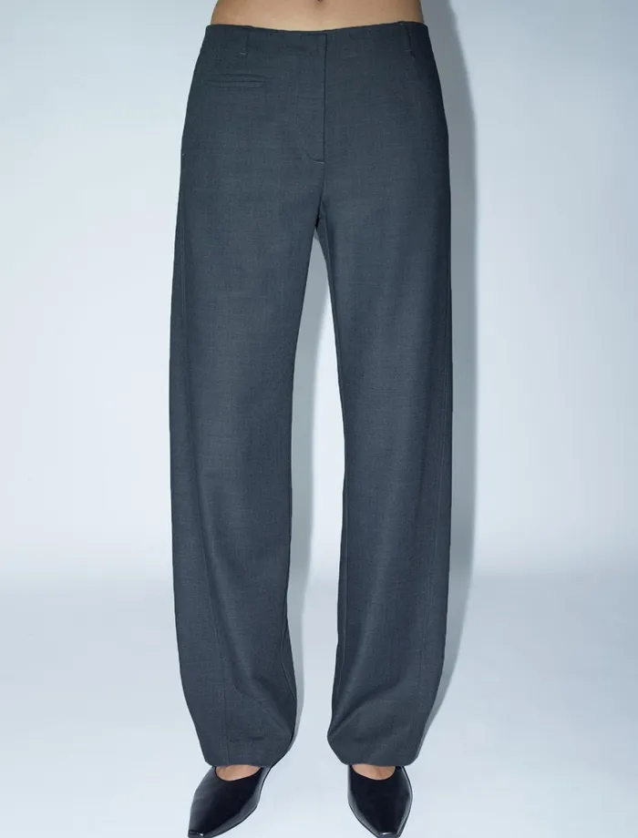 Women Muir Dark Grey Paloma Wool Trousers