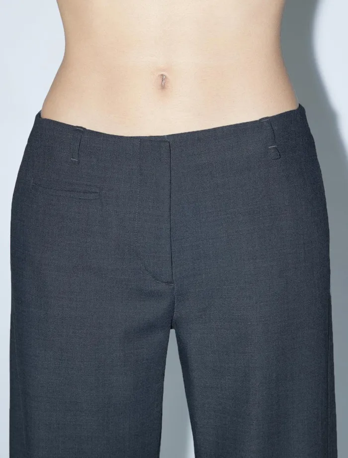 Women Muir Dark Grey Paloma Wool Trousers