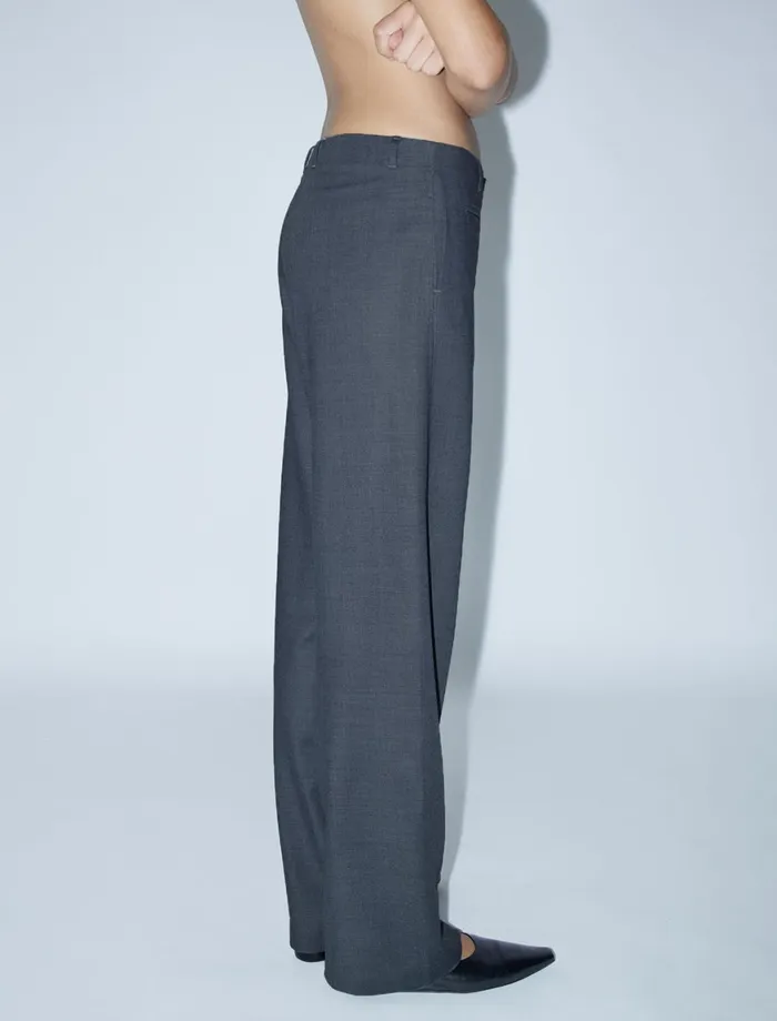 Women Muir Dark Grey Paloma Wool Trousers